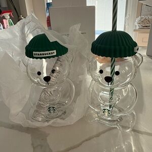 Starbucks Cold Cup Glass Bearista